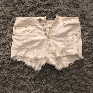 High waisted shorts